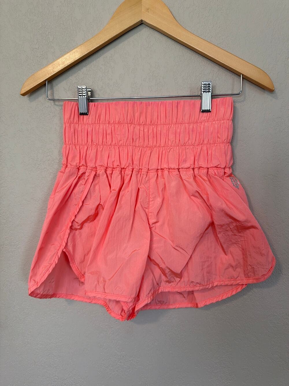 Free People Movement "The Way Home" shorts Papaya Punch SZ S